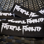 Patch - Schriftzug (rechteck) - Fateful Finality