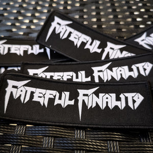 Patch - Schriftzug (rechteck) - Fateful Finality